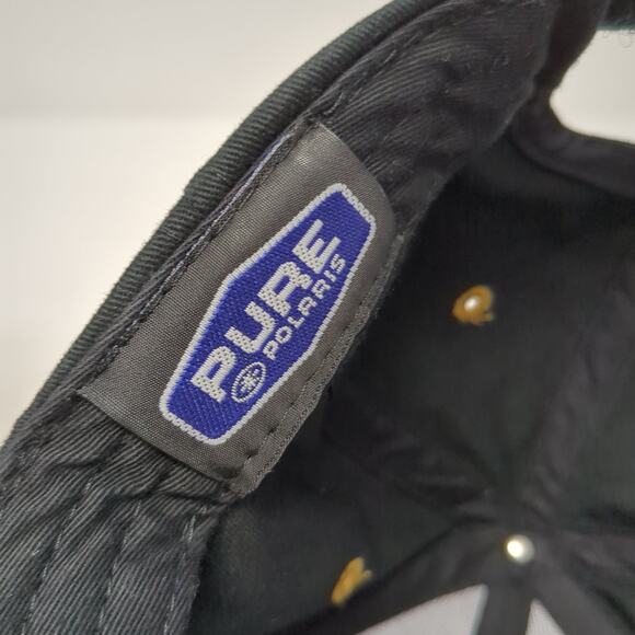 Polaris 50 Years Strapback Hat Black One Size Adjustable Vent Holes - Picture 11 of 11